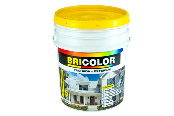 BRICOLOR FACHADA EXTERIOR – CUÑETE – 5 GALONES